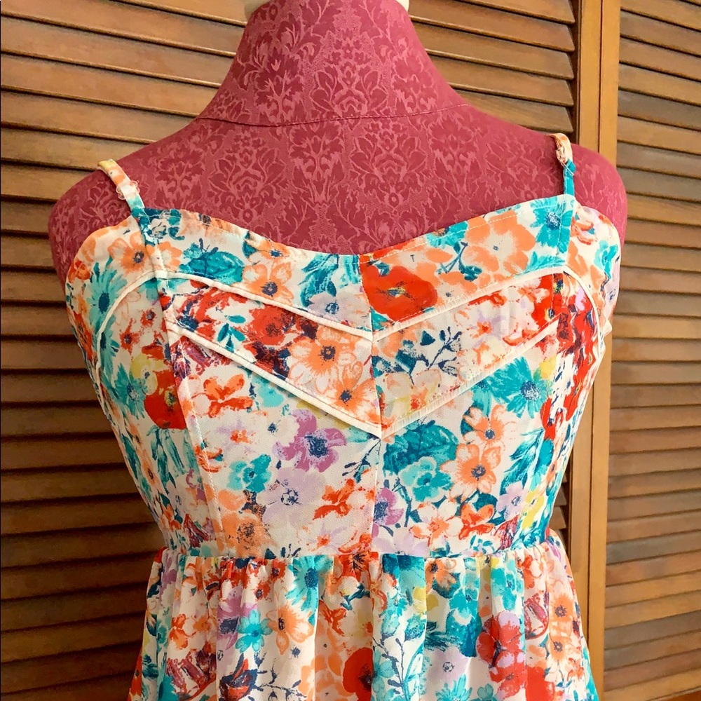 American Rag Strappy Halter Babydoll Top Size S